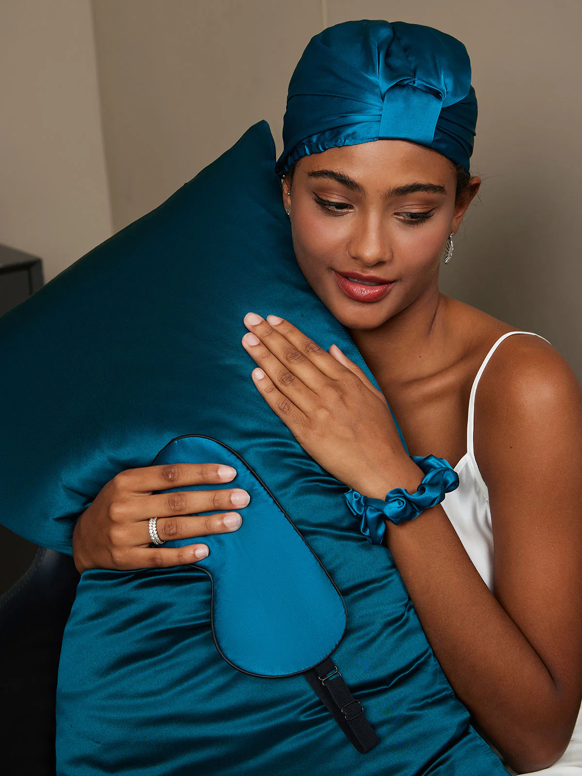 19Momme 4Pcs Set Silk Skin-Friendly Beauty Sleep Set (Envelope Pillowcase) - Image 20