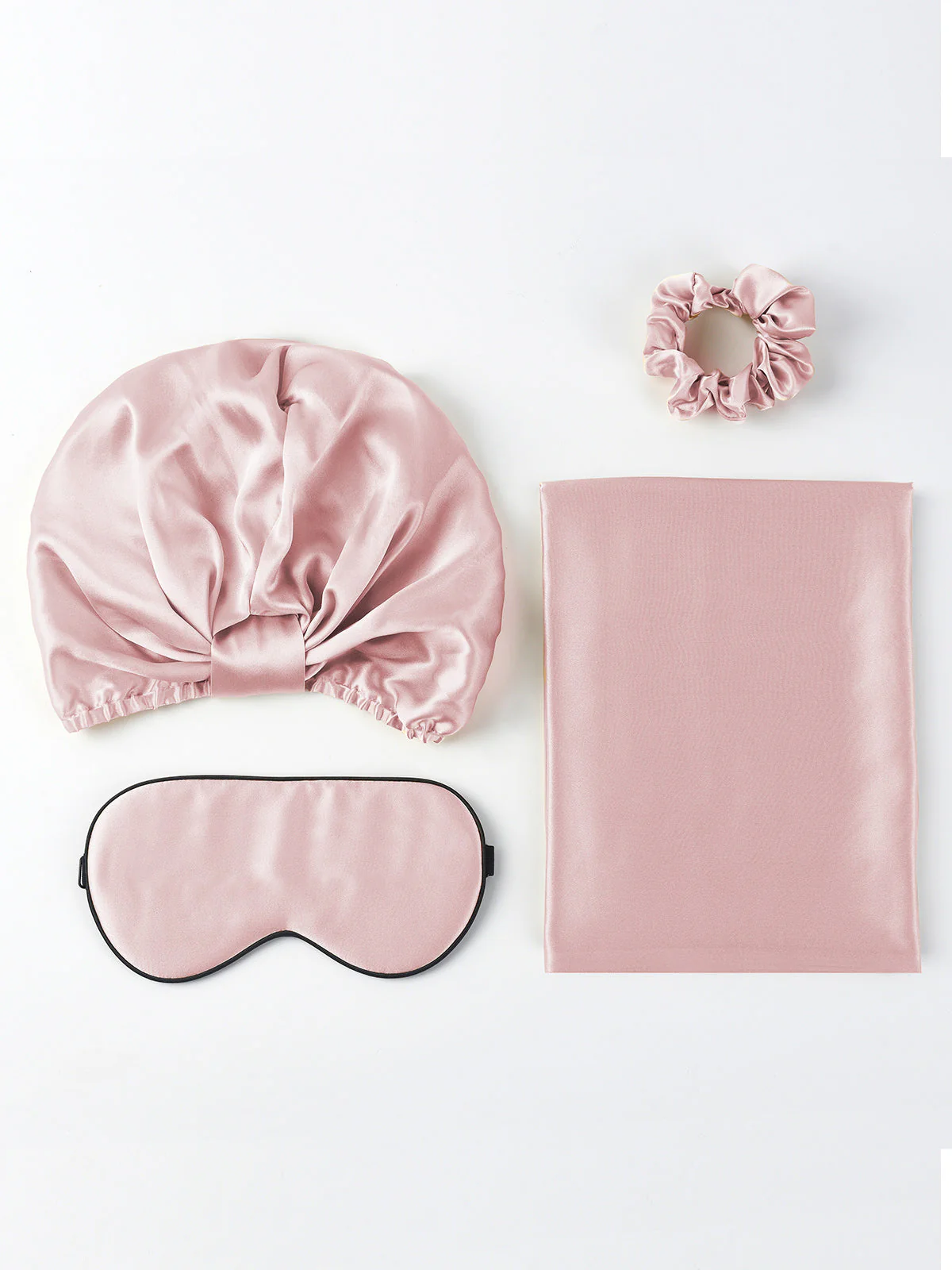 19Momme 4Pcs Set Silk Skin-Friendly Beauty Sleep Set (Envelope Pillowcase) - Image 39
