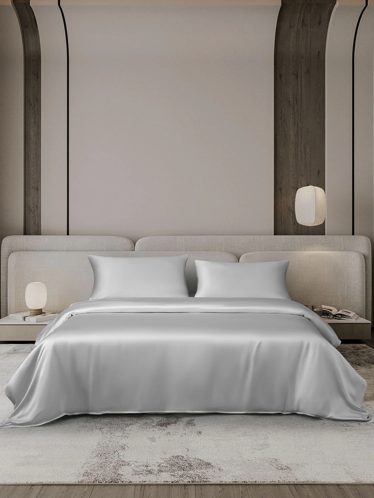 22Momme 3Pcs Silk Set Doona Cover+2x Pillowcases - Image 31