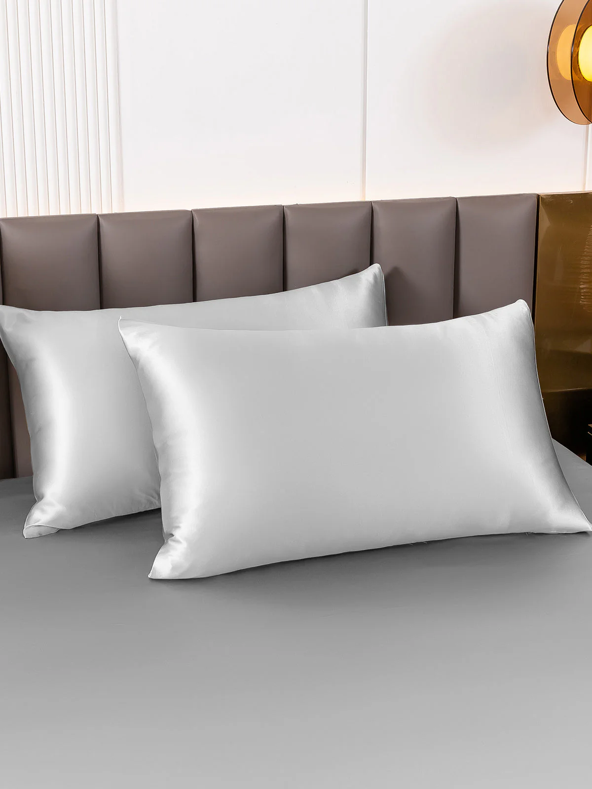 2Pcs 22Momme 100% Silk Pillowcases Bundle - Hidden Zipper - Image 44