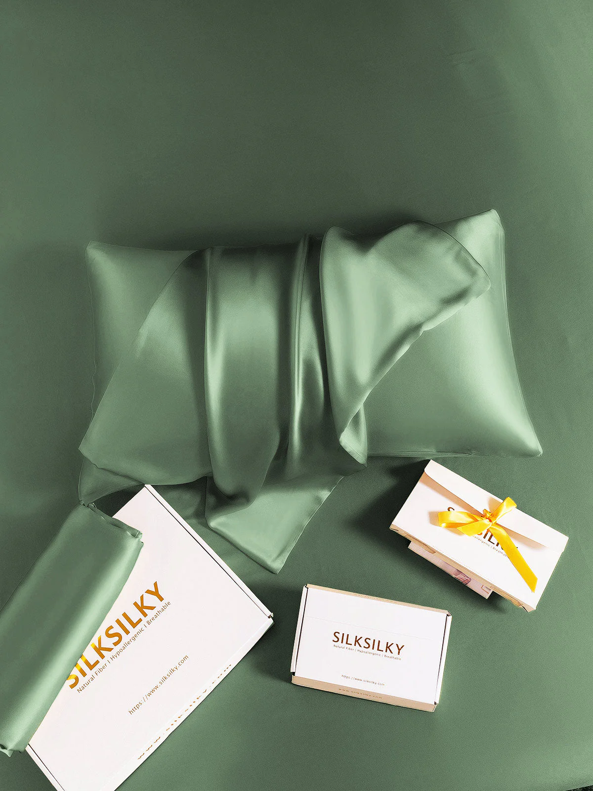 30Momme Luxurious 100% Silk Pillowcase - Envelope - Image 68