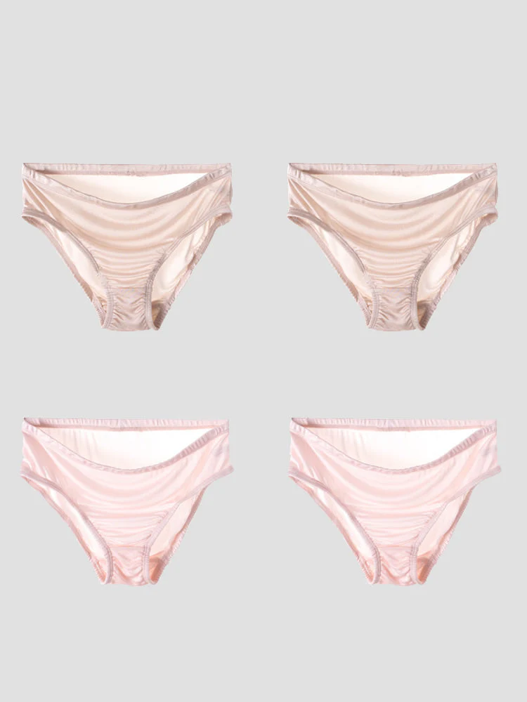4Pcs Mulberry Silk Jersey Panties (Bra NOT Included) - Image 37