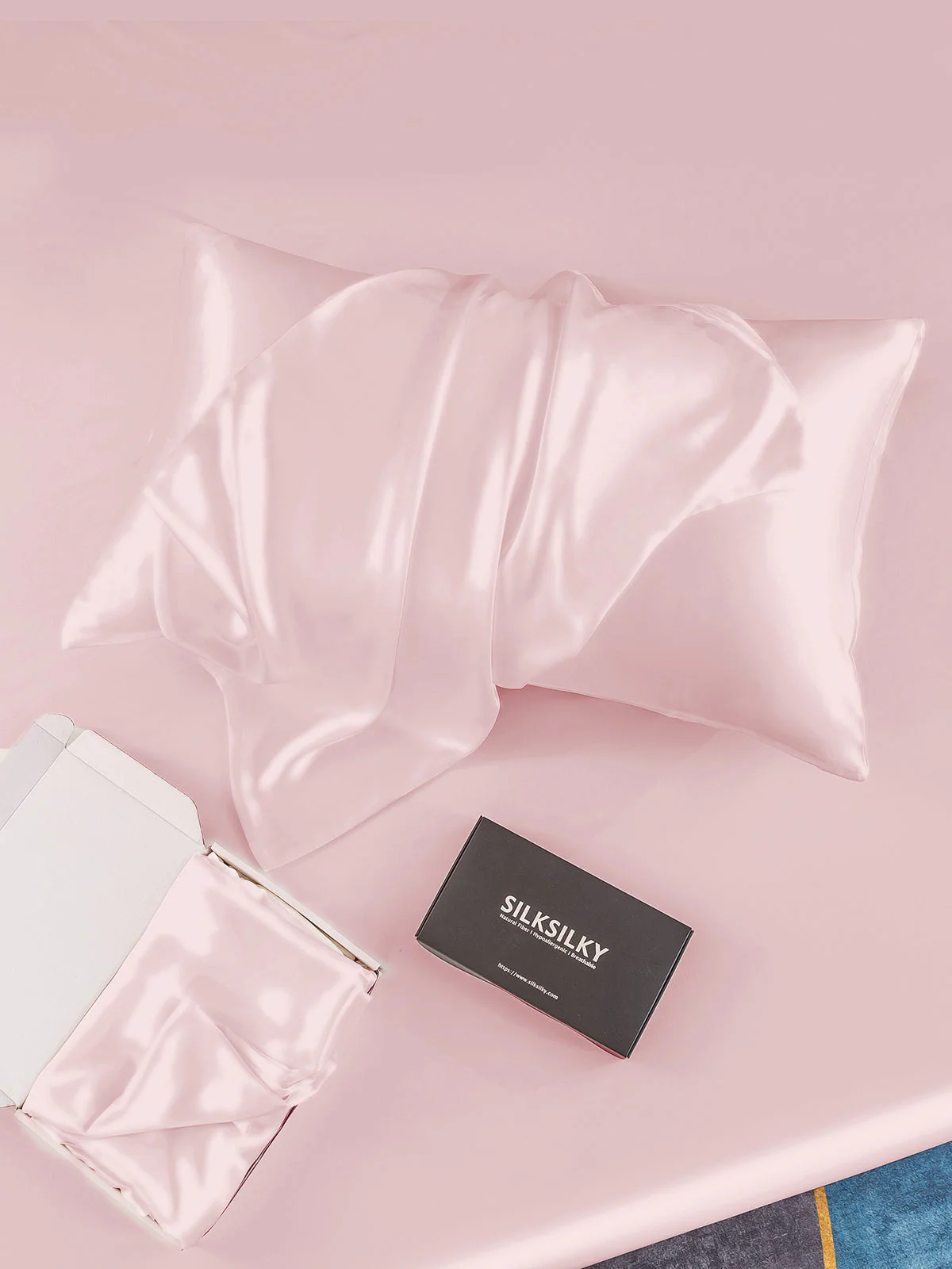 19Momme 100% Mulberry Silk Pillowcase - Envelope Closure - Image 35