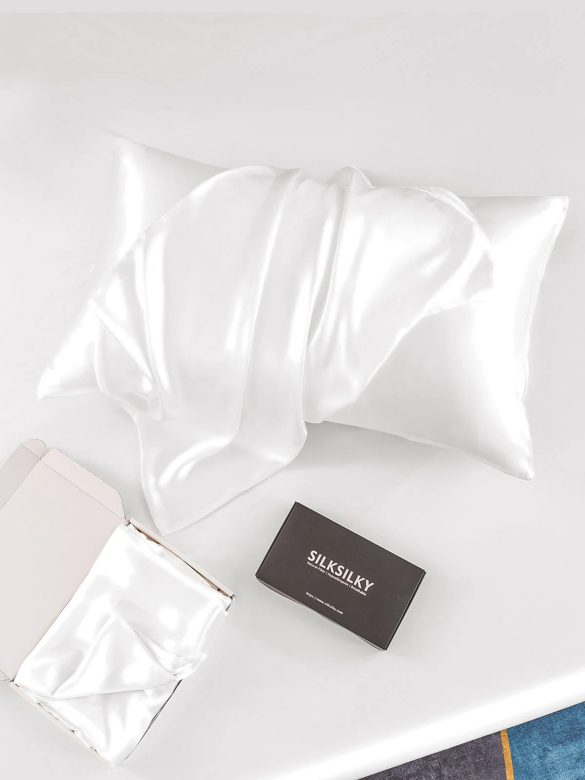 19Momme 100% Mulberry Silk Pillowcase - Envelope Closure - Image 5