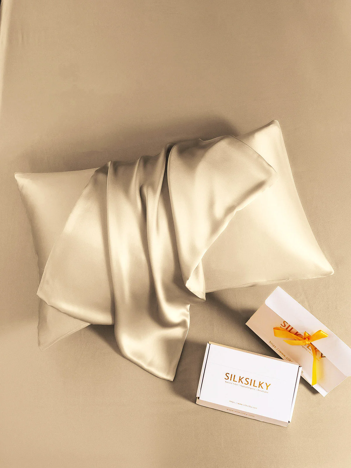 19Momme 100% Mulberry Silk Pillowcase - Envelope Closure - Image 69